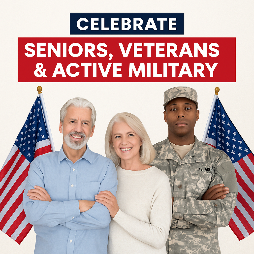Seniors, Active Military, Veterans Save 5% on new ADU development